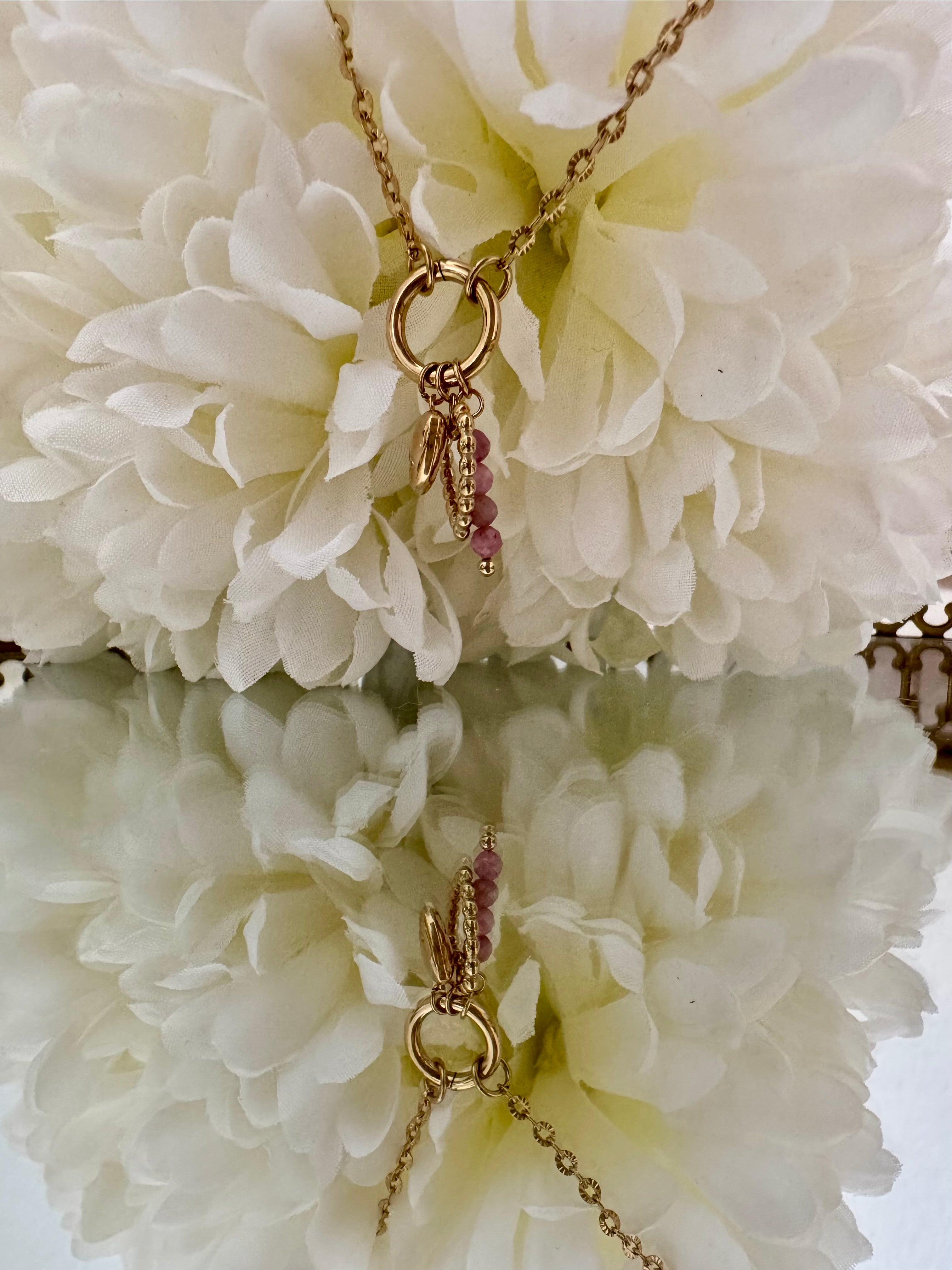 Golden Heartbeat Halskette