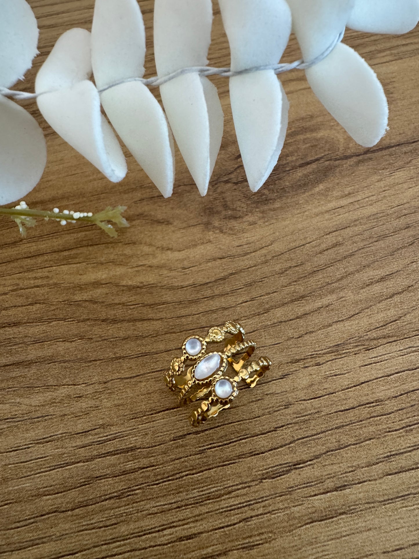 Elowen Pearl Ring