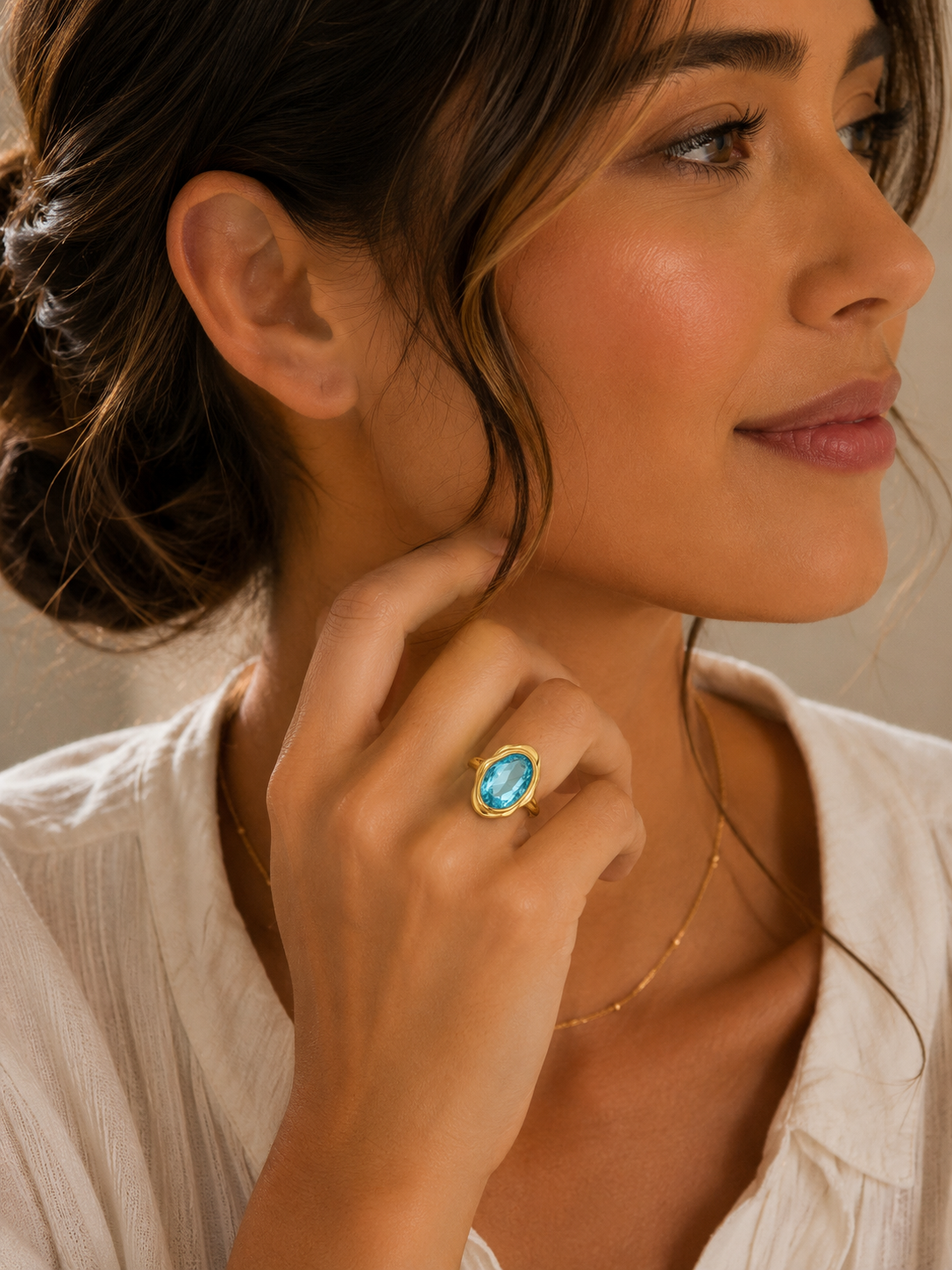 Blue Mirage Ring