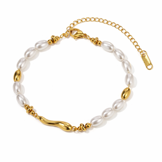 Zartes Damenarmband in Goldoptik – minimalistischer Alltagsschmuck