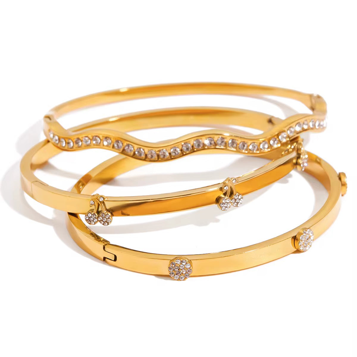 Cherry Sparkle Bangle