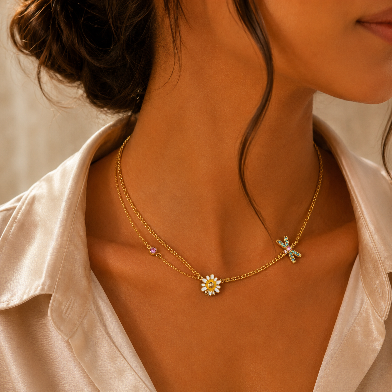 Bloomfly Charm Kette