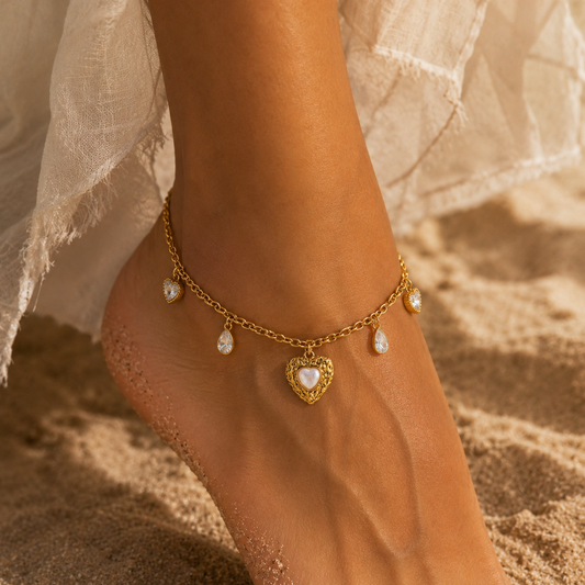Amour Shine Fußkette