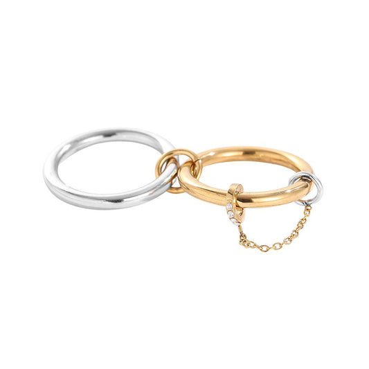 Chain Duo Ring