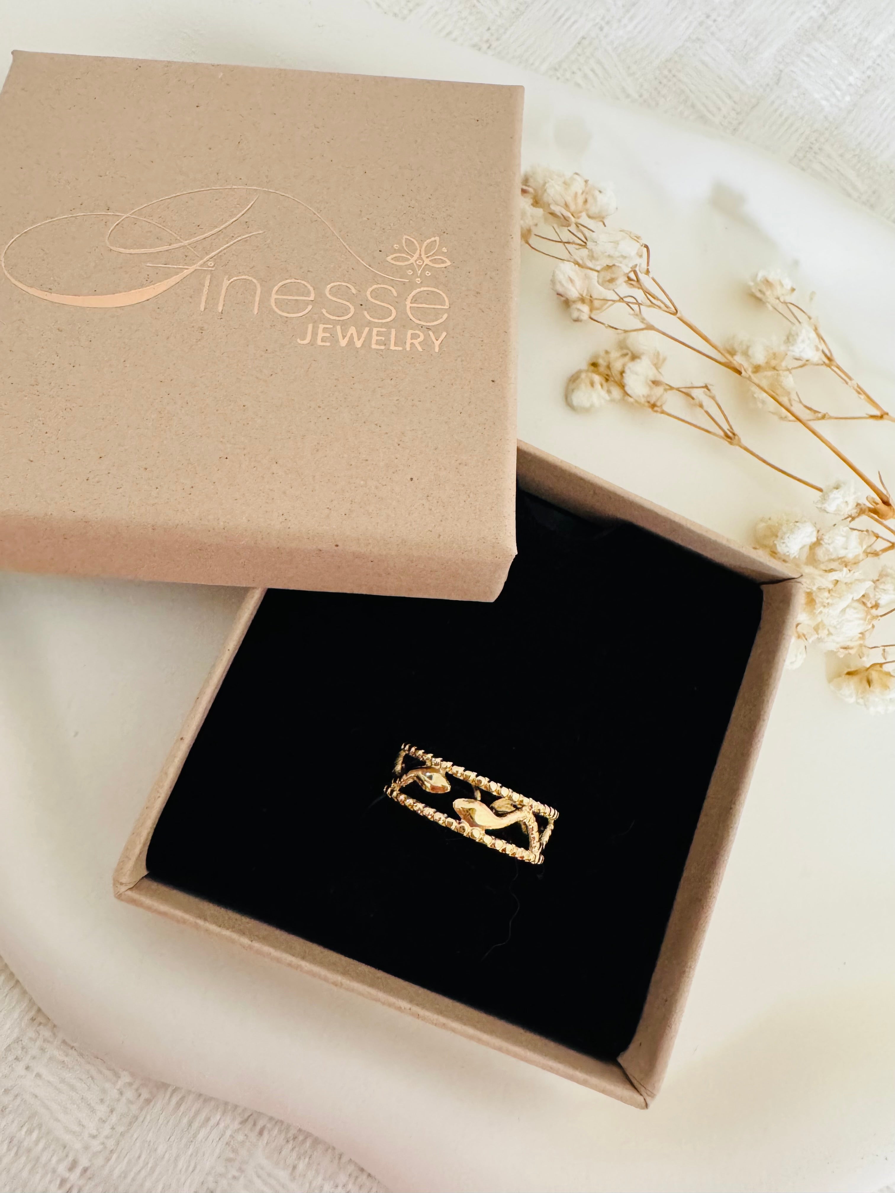 Golden Snake Ring