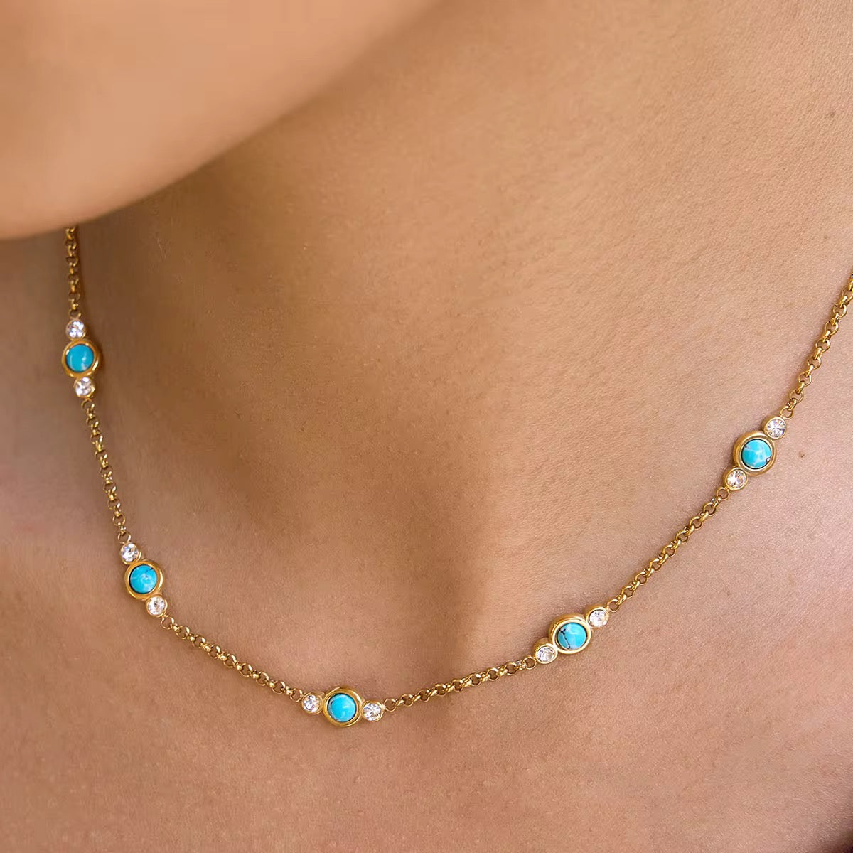 Nova Turquoise Kette