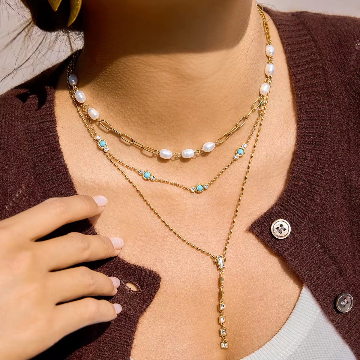 Nova Turquoise Kette