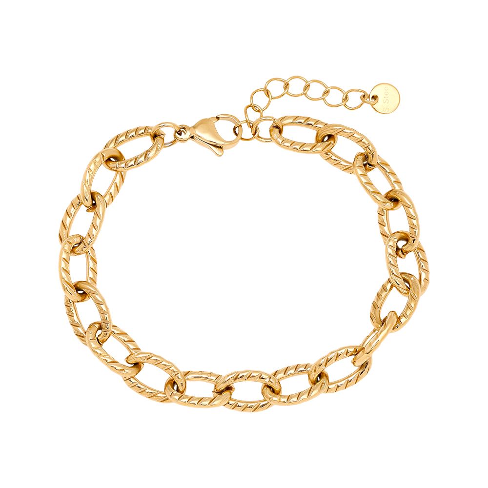 Gliederarmband in Gold modern und hochwertig