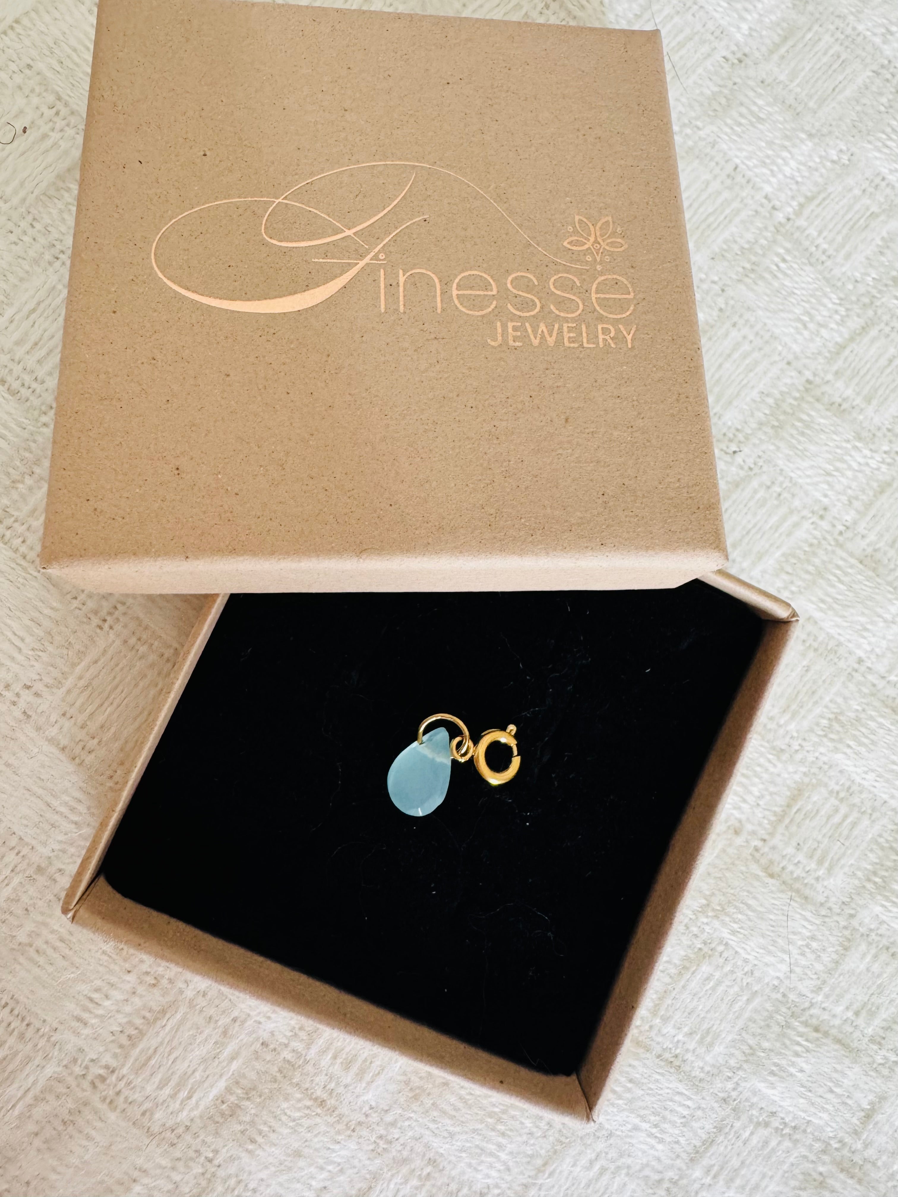 Aqua Drop Charm