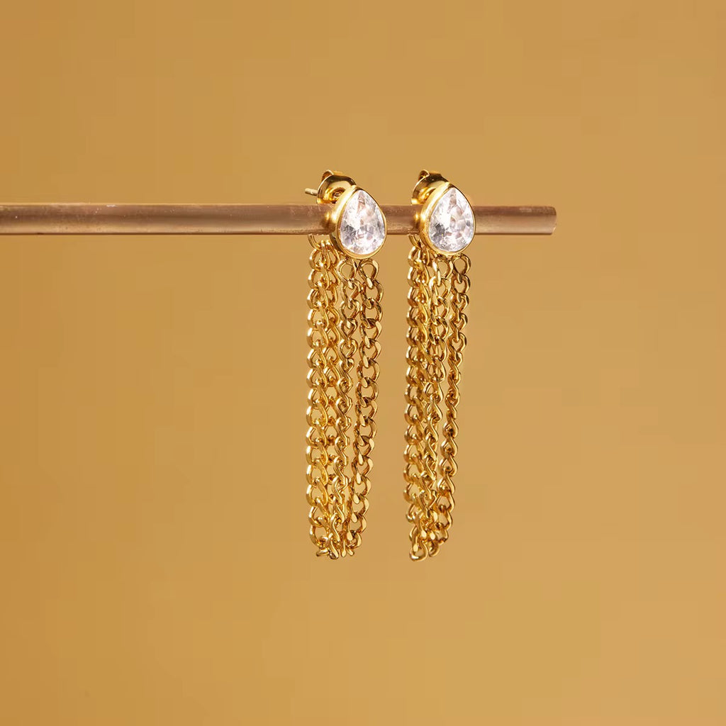 Luna Cascade Earrings