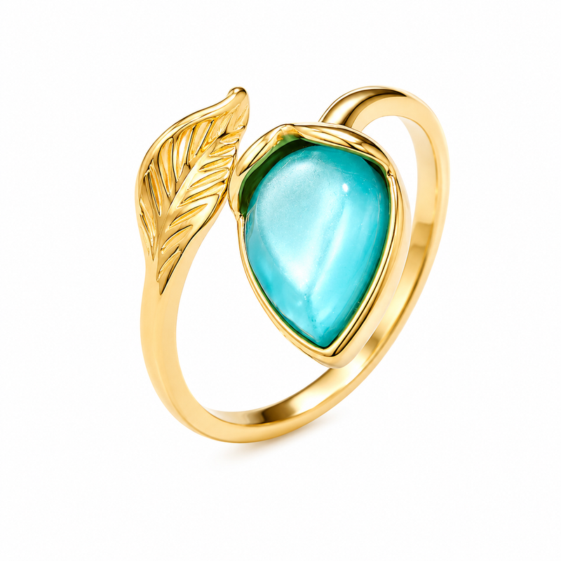 Ocean Leaf Ring