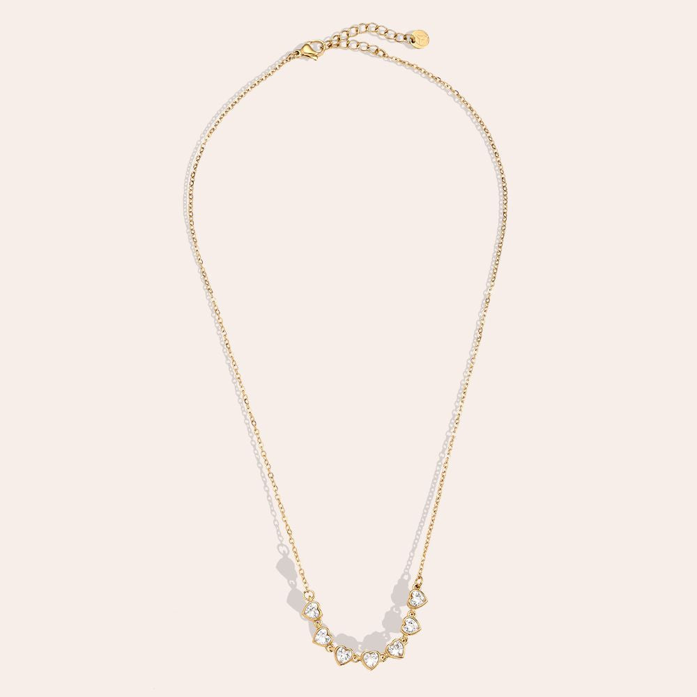 Elegante Kette mit funkelndem Stein – moderner Damenschmuck