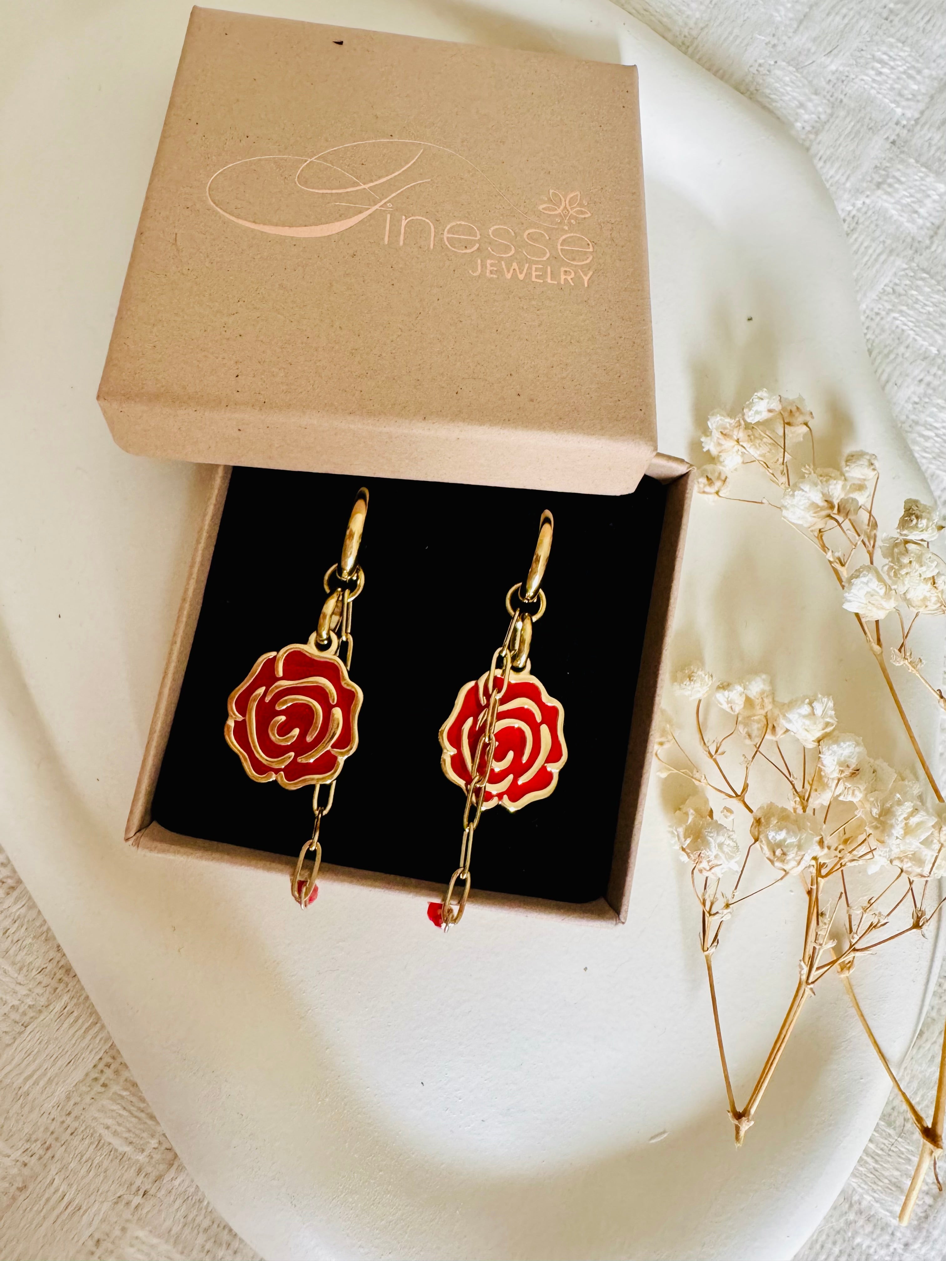 Boucles d'oreilles Rosalie
