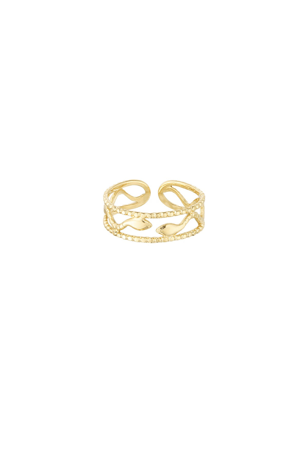 Golden Snake Ring