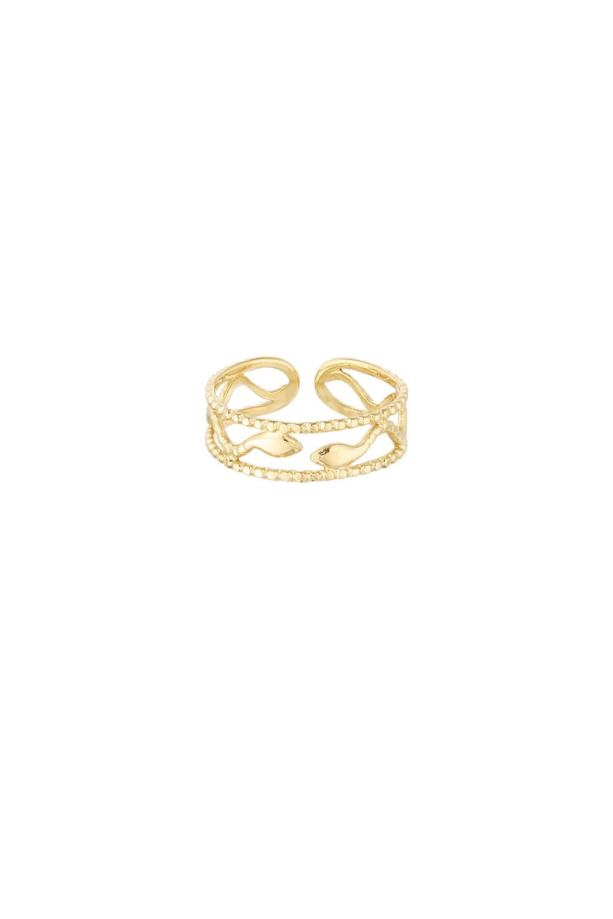 Golden Snake Ring