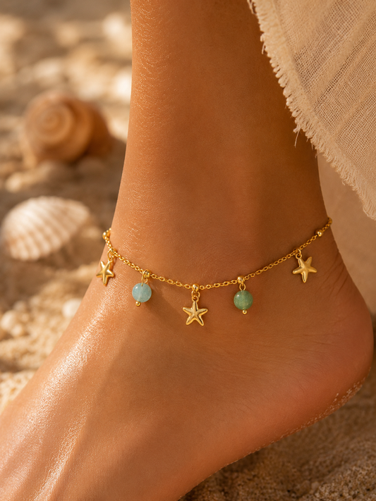 Beach Glow Fußkette