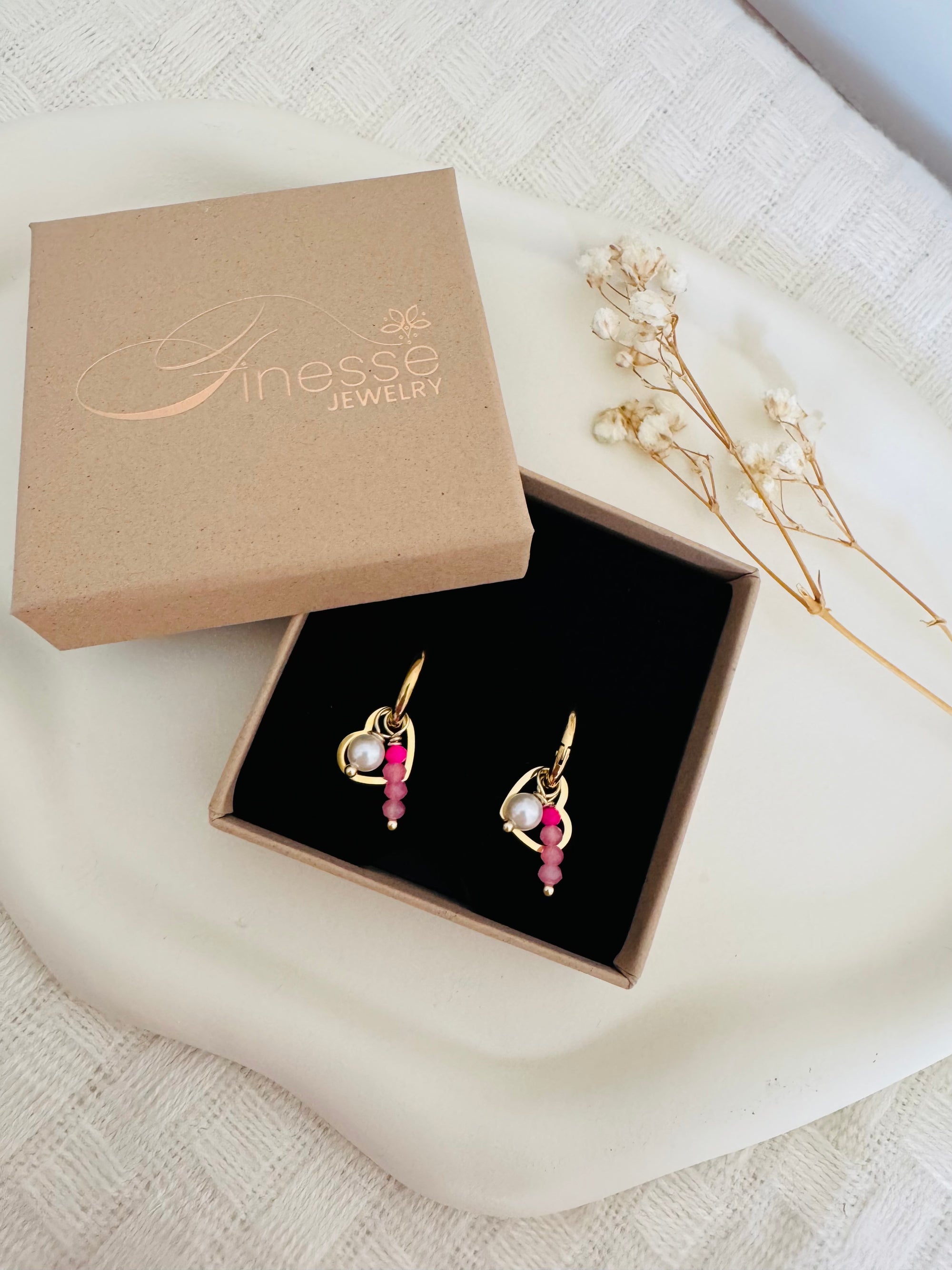 Blush Romance earrings