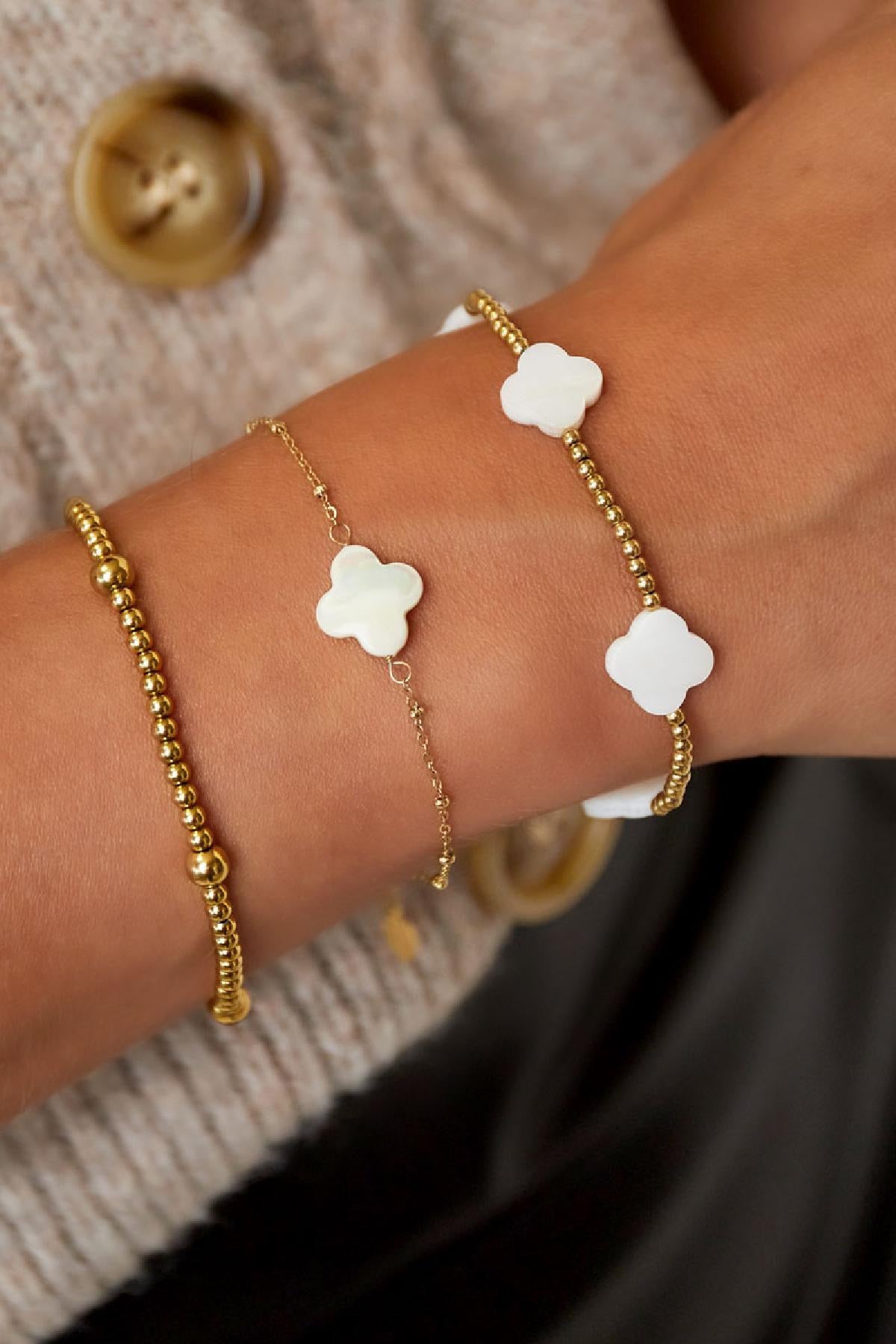 Blanche Clover Bracelet