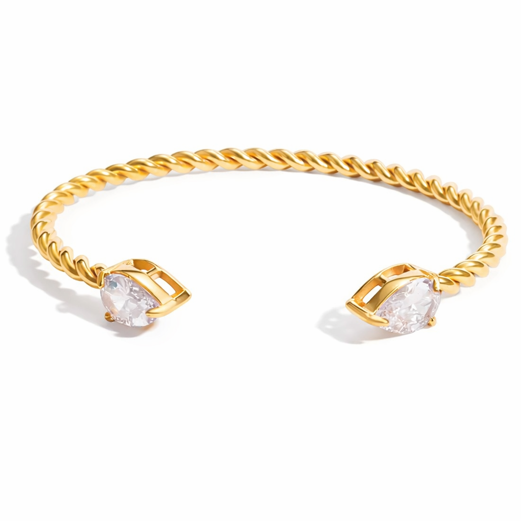 Elegantes Damenarmband mit Zirkonia