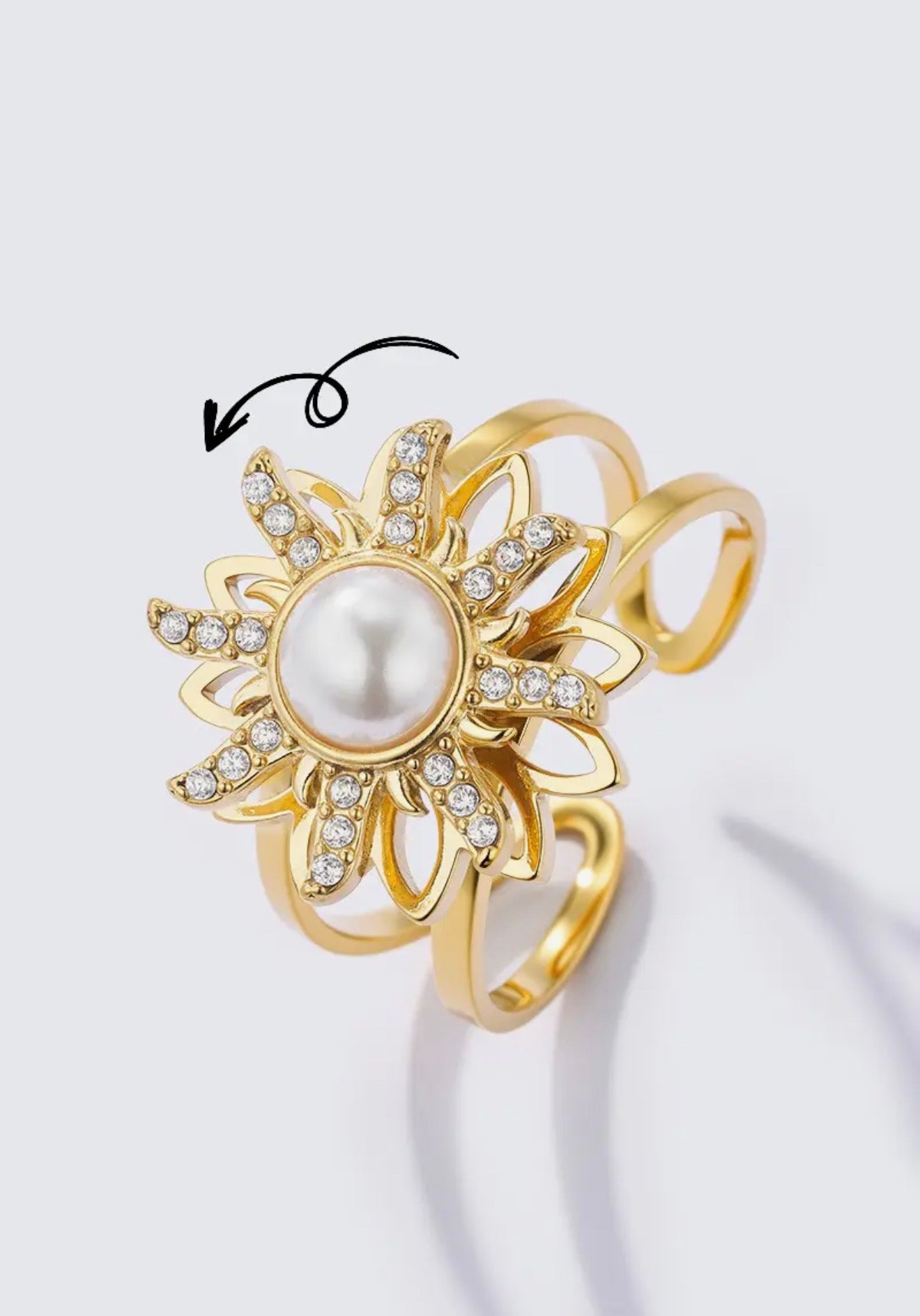Bloom Pearl Ring