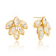 Elegante goldene Ohrringe mit Zirkonia – femininer Damenschmuck