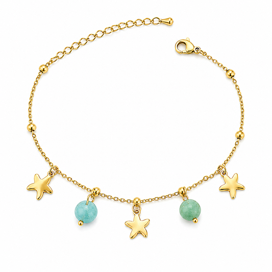Beach Glow Fußkette