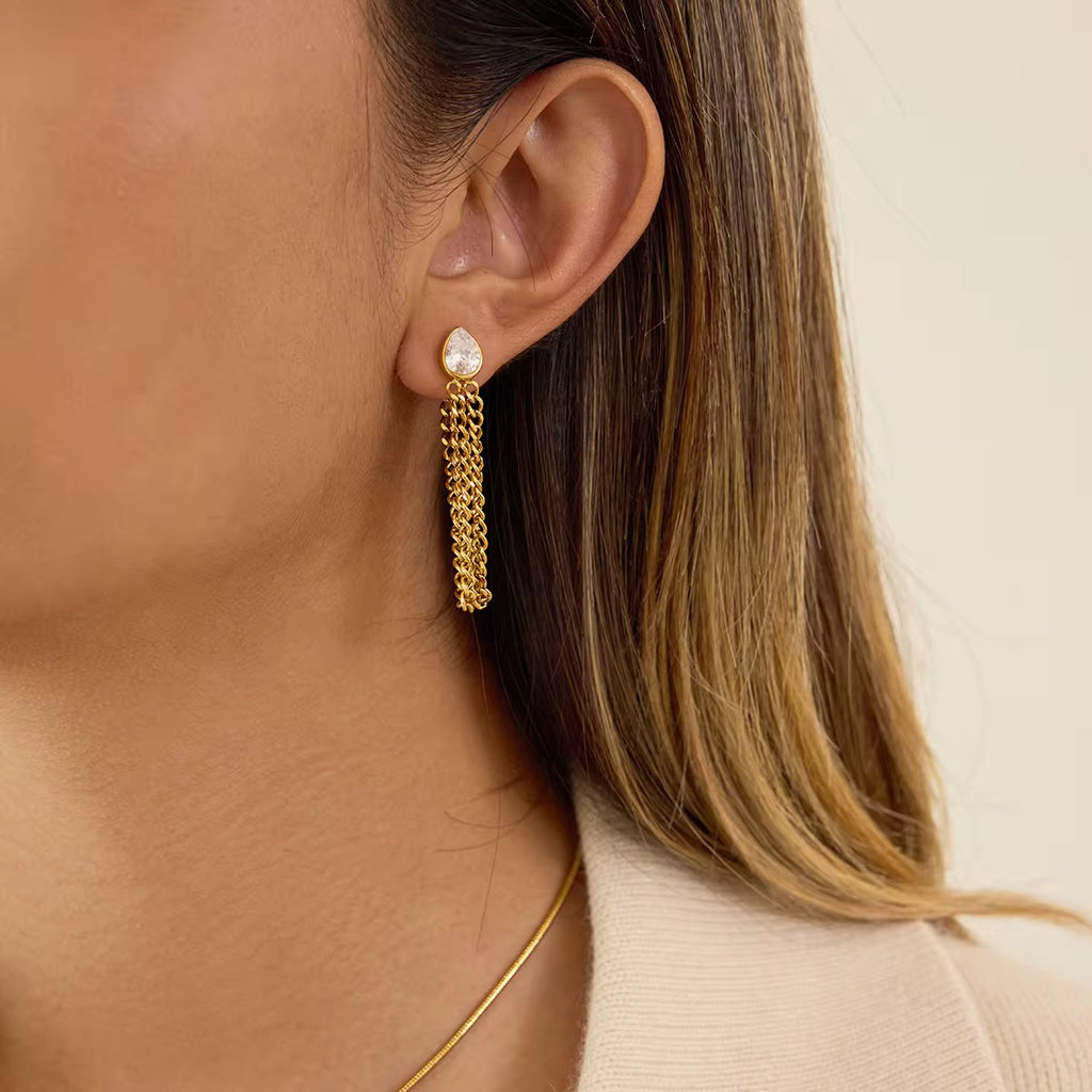 Luna Cascade Earrings