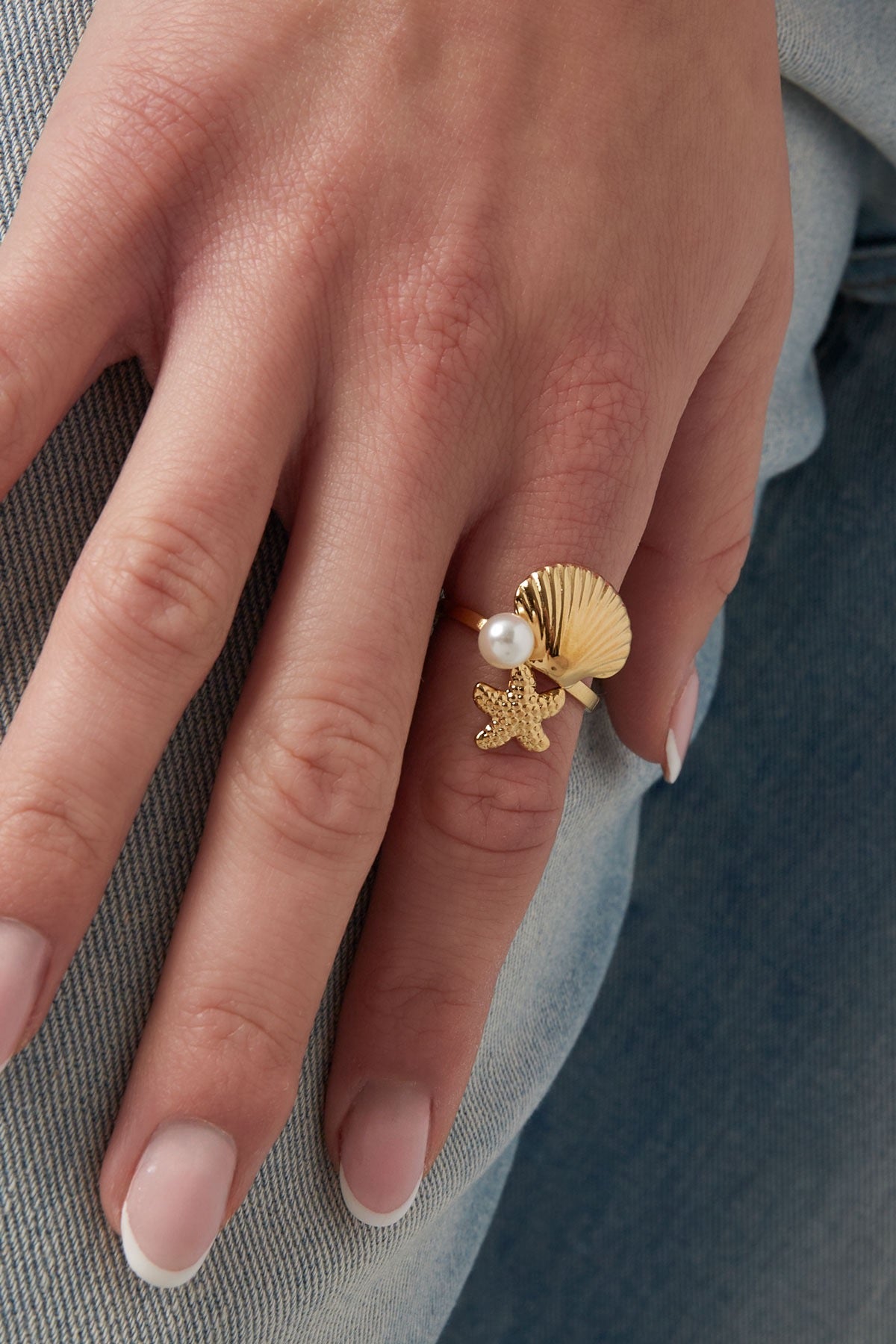 Bague à breloques océaniques