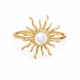 Golden Sun Pearl Ring