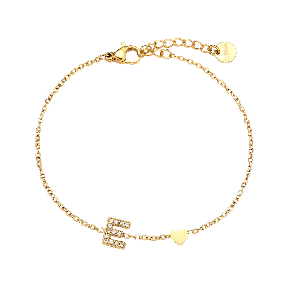 Nice Diamond Alphabet Armband