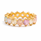 Goldener Ring mit Zirkonia – eleganter Damen Schmuck