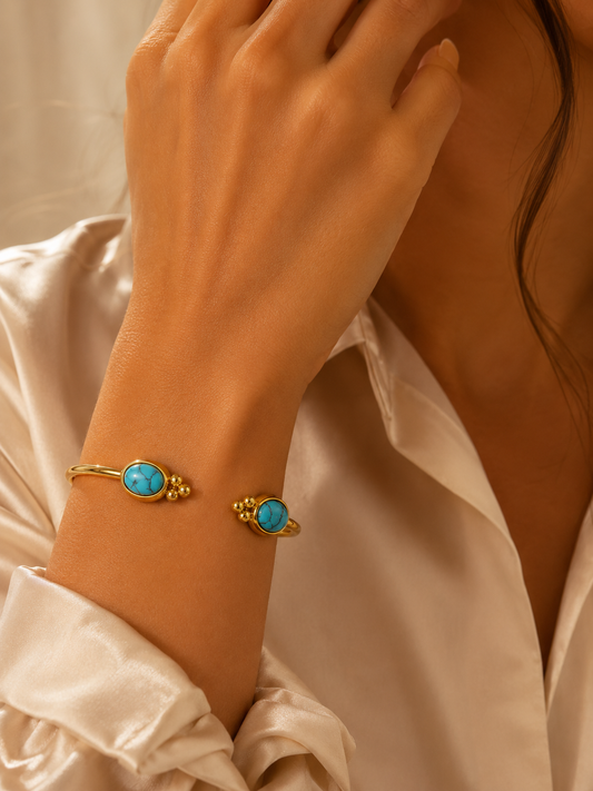 Turquoise Glow Armreif