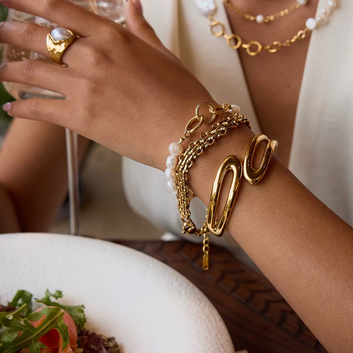 Eluna Pearl Armbanb