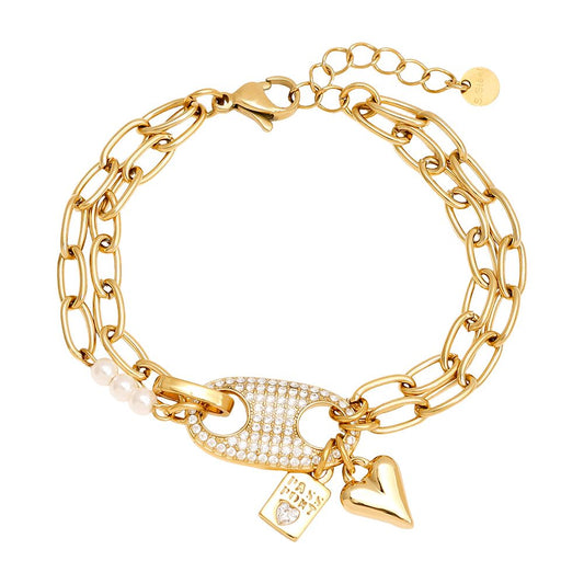 Gliederarmband in Gold modern und hochwertig