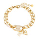Gliederarmband in Gold modern und hochwertig