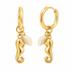 Seahorse Shell Hoops