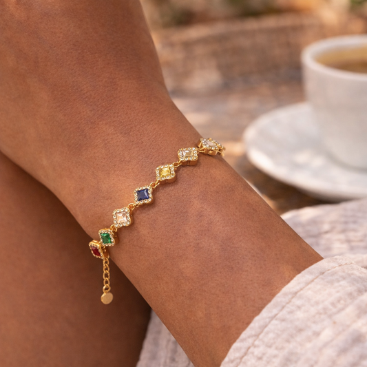 Amara Rainbow Armband