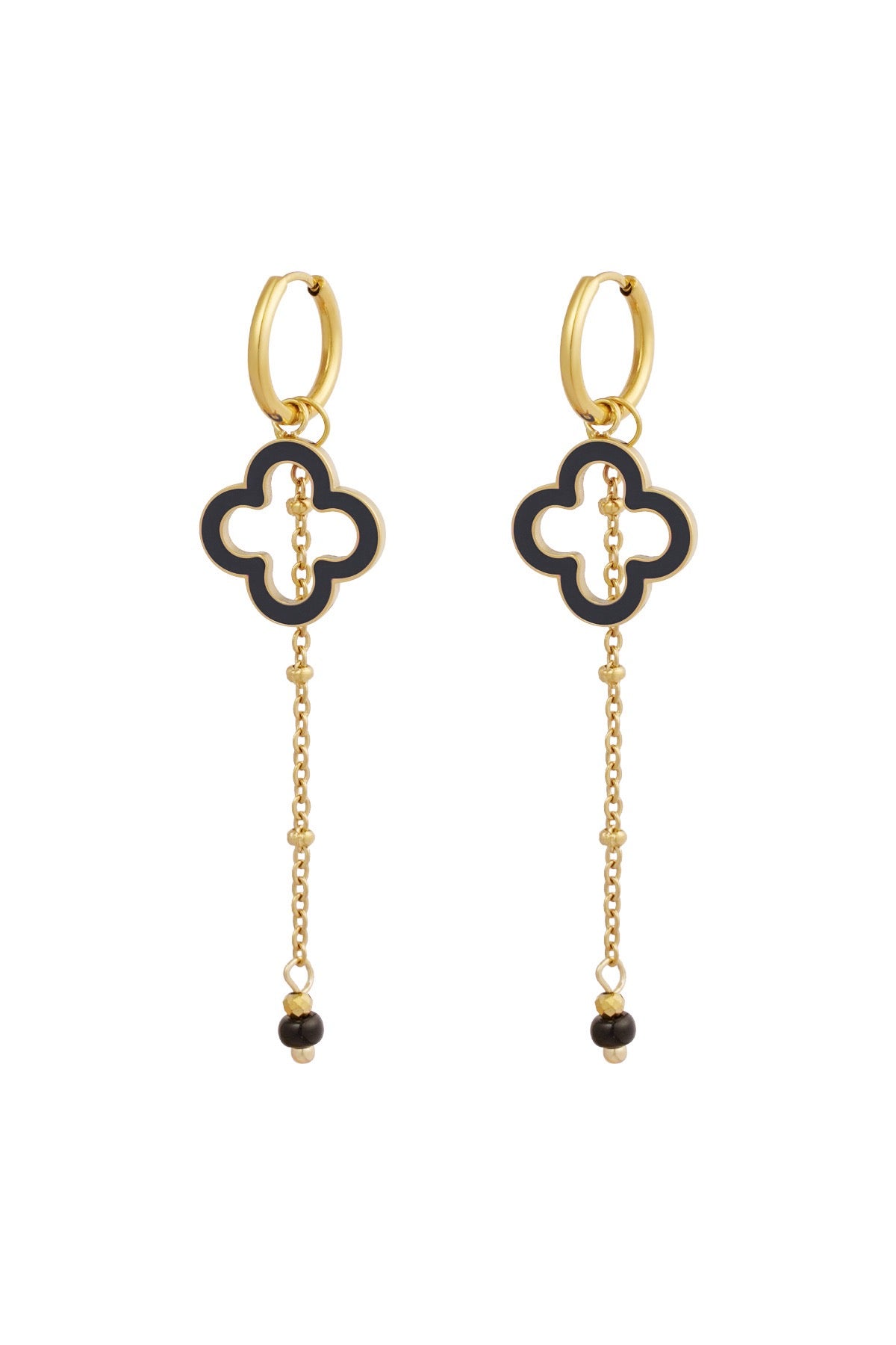 Lana – Boucles d'oreilles pendantes dorées