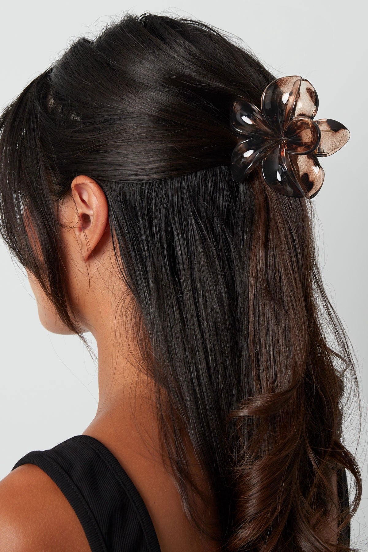 Fleur Noir – Haarspange in Blütenform