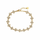 Gliederarmband in Gold modern und hochwertig