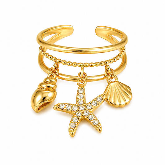 Ocean Charm Ring
