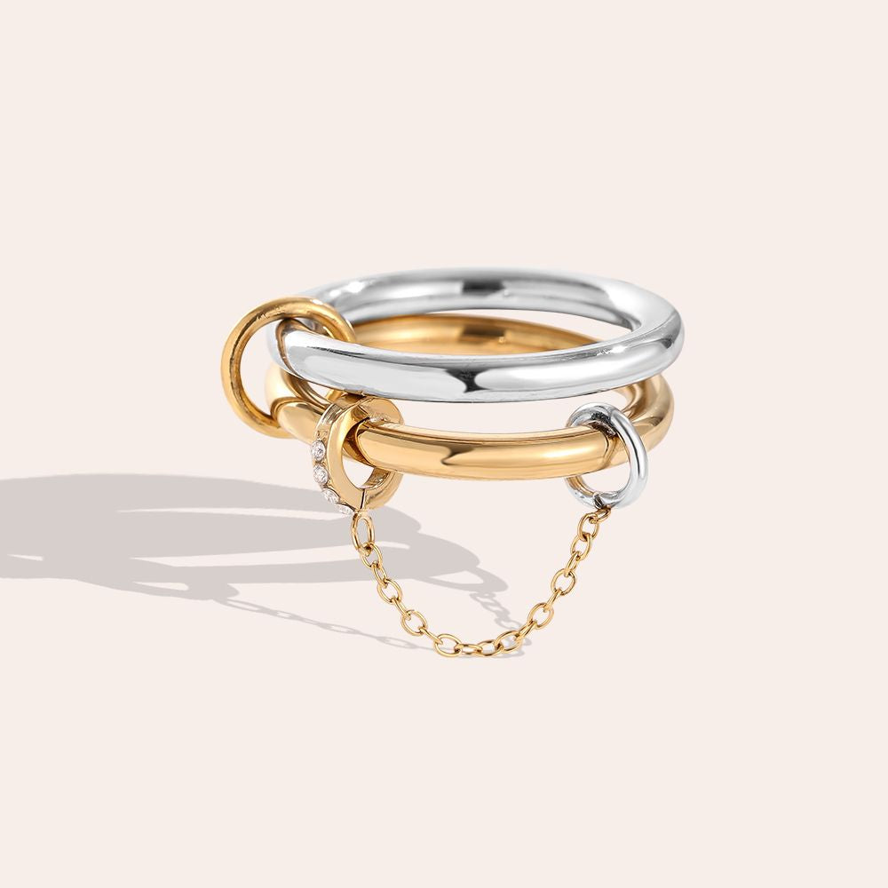 Chain Duo Ring