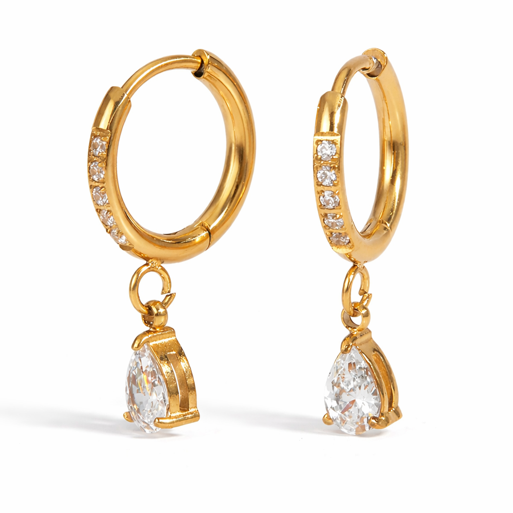 Elegante Ohrringe mit Zirkonia – Finesse Feminine Jewelry