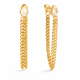 Goldene Ohrringe mit Zirkonia – eleganter Schmuck