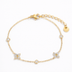 Feines Armband in Gold mit filigraner Kette